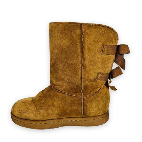 Unbranded Suede with Fur Lining Winter Boots Brown Women's 6 - Picture 6 of 12